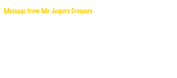  
Message from Mr Jeepers Creepers

"It has been our pleasure to entertain at the Knaresborough Festival of Visual Arts for the last four years. Our Magic Shows are performed right in the middle of the town, in the open air in front of the Market Cross, just outside "Blind Jack's Tavern" one of the most famous old pubs in Yorkshire . We have been consistently fortunate with the weather and have thoroughly  enjoyed performing to large  family audiences at this unusual venue. The pictures shown in the sldeshow above are from the  2012 Festival when we were joined by old friend Hedley Fawcett of Ilkley, a top local magician for over fifty years"